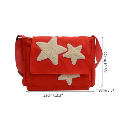 Versatile Shoulder Bag Bag for Girl Student Canvas Crossbody Bag