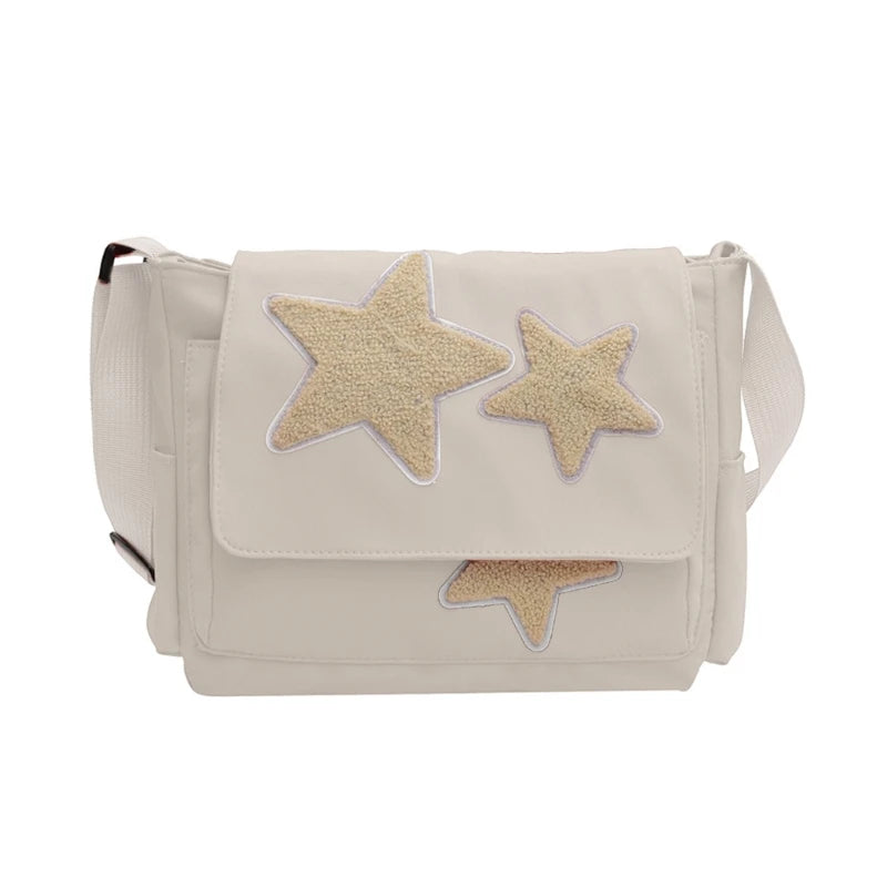 Versatile Shoulder Bag Bag for Girl Student Canvas Crossbody Bag