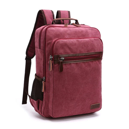 Vintage Canvas Backpack Men Large Capacity Travel Shoulder Bag school bags for teenagers Male notebook Laptop Backpack for men