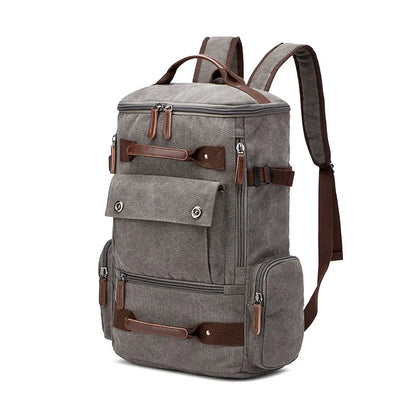 Vintage Canvas Backpack Men's Backpack School Bag Men's Travel Bags Large Capacity Backpack Laptop Backpack Bag Rucksack