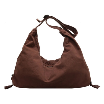 Vintage Canvas Crossbody Shoulder Bag Retro Style for Fashionable Individuals