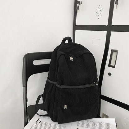 Vintage Canvas Woman Backpack 2023 New Student Schoolbag For Teenage Girls Boys High Quality School Bagpack