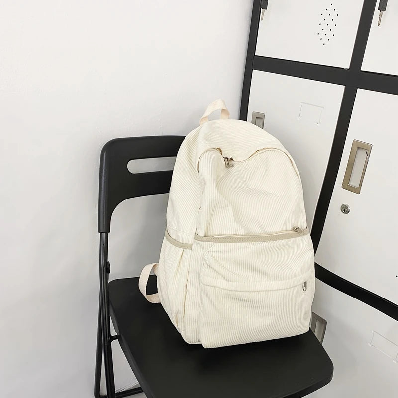 Vintage Canvas Woman Backpack 2023 New Student Schoolbag For Teenage Girls Boys High Quality School Bagpack