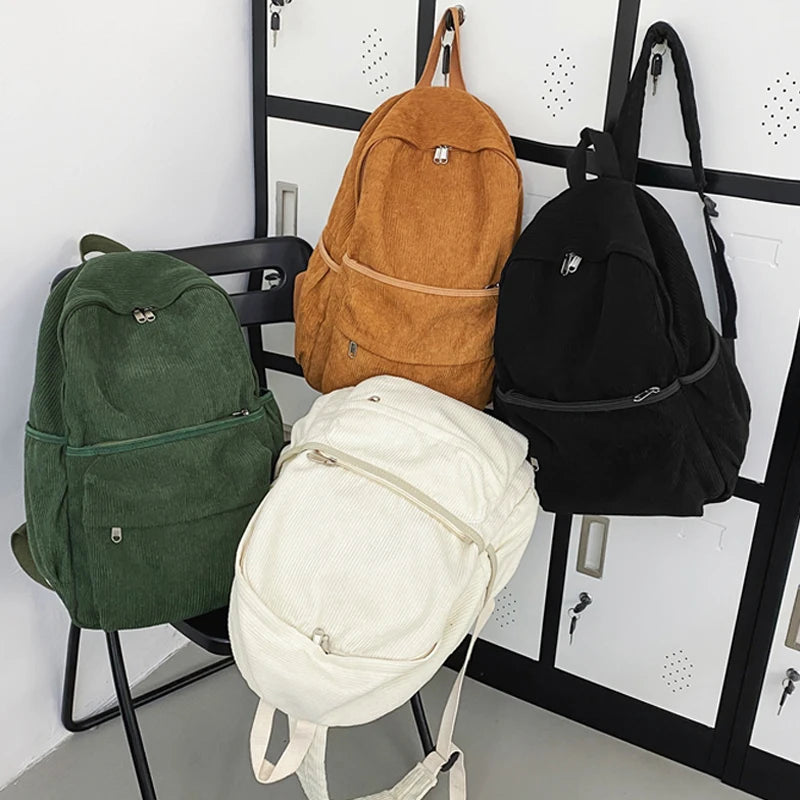 Vintage Canvas Woman Backpack 2023 New Student Schoolbag For Teenage Girls Boys High Quality School Bagpack