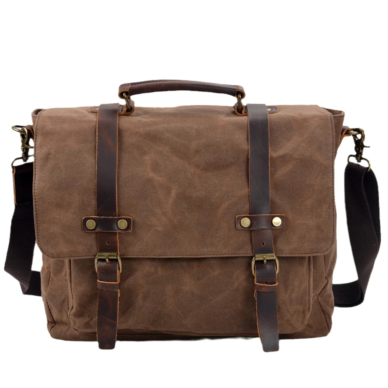 Vintage Casual One Shoulder bag outdoor Business briefcase Crossbody Bag Laptop Tote