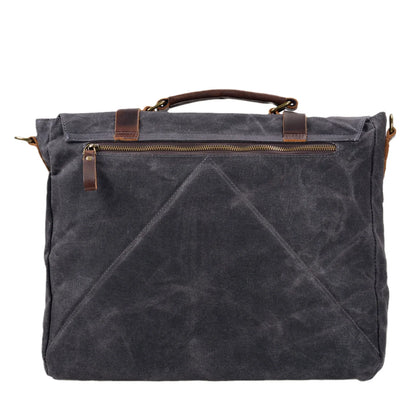 Vintage Casual One Shoulder bag outdoor Business briefcase Crossbody Bag Laptop Tote