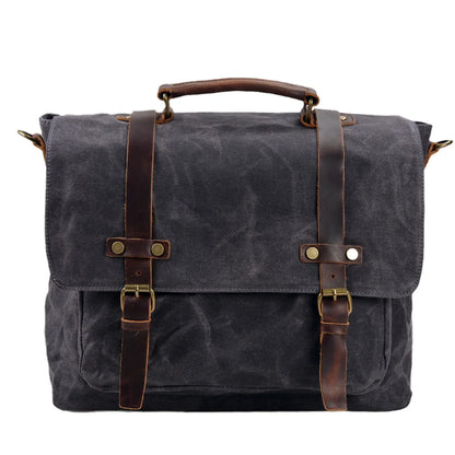 Vintage Casual One Shoulder bag outdoor Business briefcase Crossbody Bag Laptop Tote