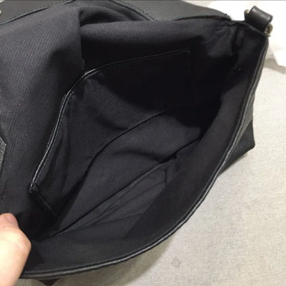 Vintage Cow Leather Black Bags for Women 2024 Autumn New Fashion Female Luxury Handbags Y2k Grunge Shoulder Crossbody Bag