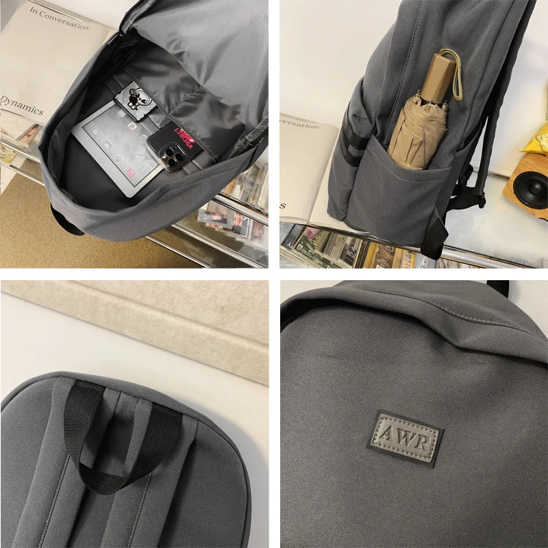 Vintage Design Woman Backpack 2023 New Female Man Travel Rucksack College Student Schoolbag For Teenage Girls Boys