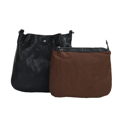 Vintage Genuine Leather For Men Large Capacity Crossbody Male Luxury Messenger Bags Shoulder Strap Handbag