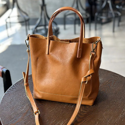 Vintage Large Capacity Commuter Women Totes Versatile Portable Crossbody Shoulder Bags Simple Solid Elegant Bolsas Mujer Moda