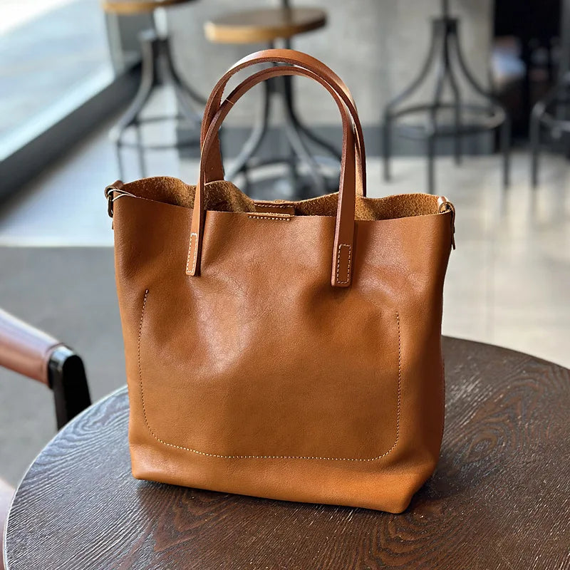 Vintage Large Capacity Commuter Women Totes Versatile Portable Crossbody Shoulder Bags Simple Solid Elegant Bolsas Mujer Moda
