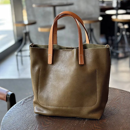 Vintage Large Capacity Commuter Women Totes Versatile Portable Crossbody Shoulder Bags Simple Solid Elegant Bolsas Mujer Moda