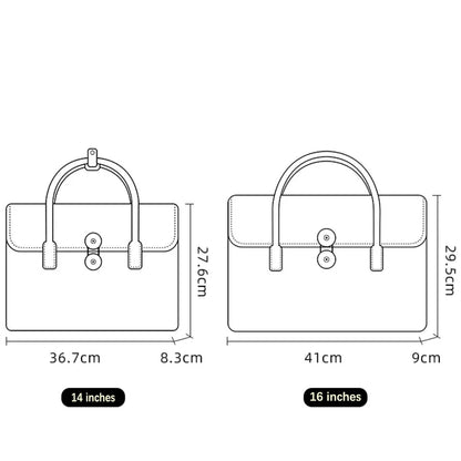 Vintage Style Women Bussiness Briefcases Female OL Lawyer High Capacity Envelope Laptop Bags HandBags