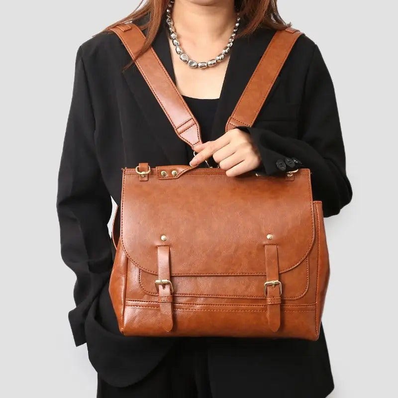 Vintage Style Women Retro Backpacks Satchels Girls Students School Duffle Shoulder Bags Briefcases HandBags