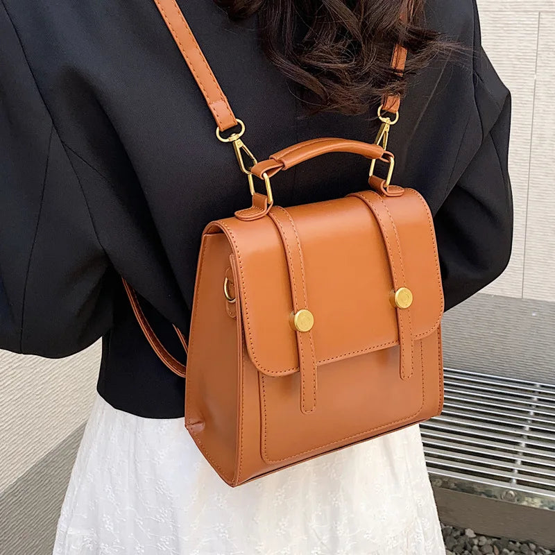 Vintage Style Women Small Cover Backpacks knapsack Day Pack Girl School Handbags mini mochila