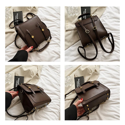 Vintage Style Women Small Cover Backpacks knapsack Day Pack Girl School Handbags mini mochila