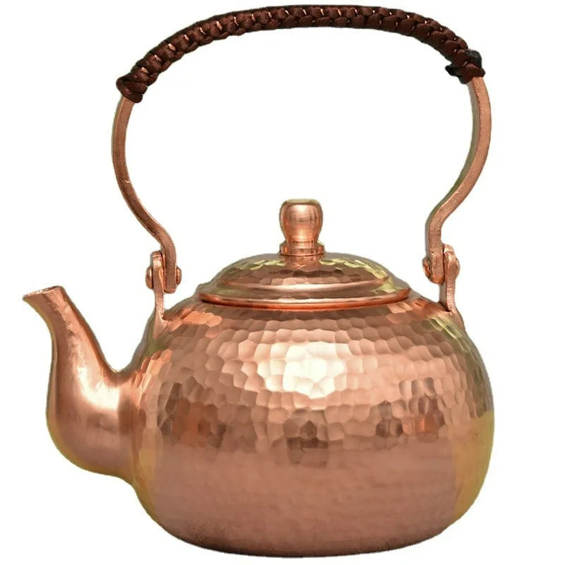 Vintage Tea Kettle Teapot Set Japanese Tea Kettle Handmade Water Kettles Copper Metal Water Jug Metal Teaware Tea Ceremony Gift