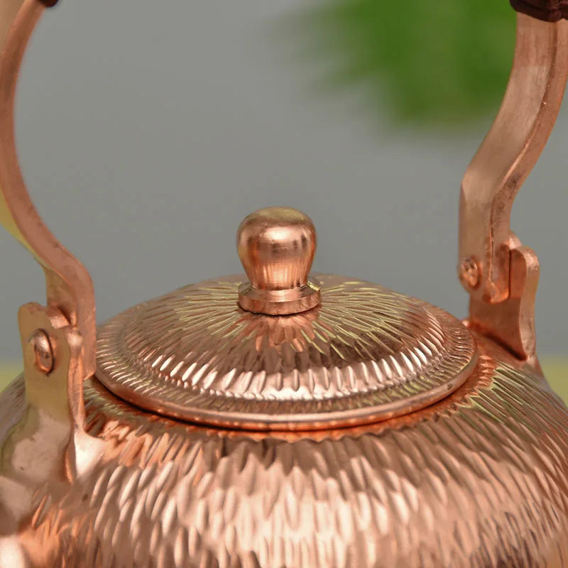 Vintage Tea Kettle Teapot Set Japanese Tea Kettle Handmade Water Kettles Copper Metal Water Jug Metal Teaware Tea Ceremony Gift