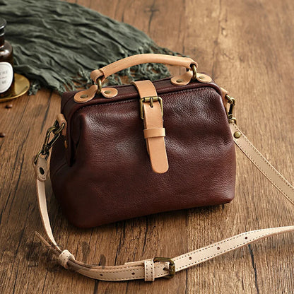 Vintage Trend High Quality Leather Handbags Versatile One Shoulder Crossbody Purses Clutch Women Bags 2024 New Luxury Bolsos