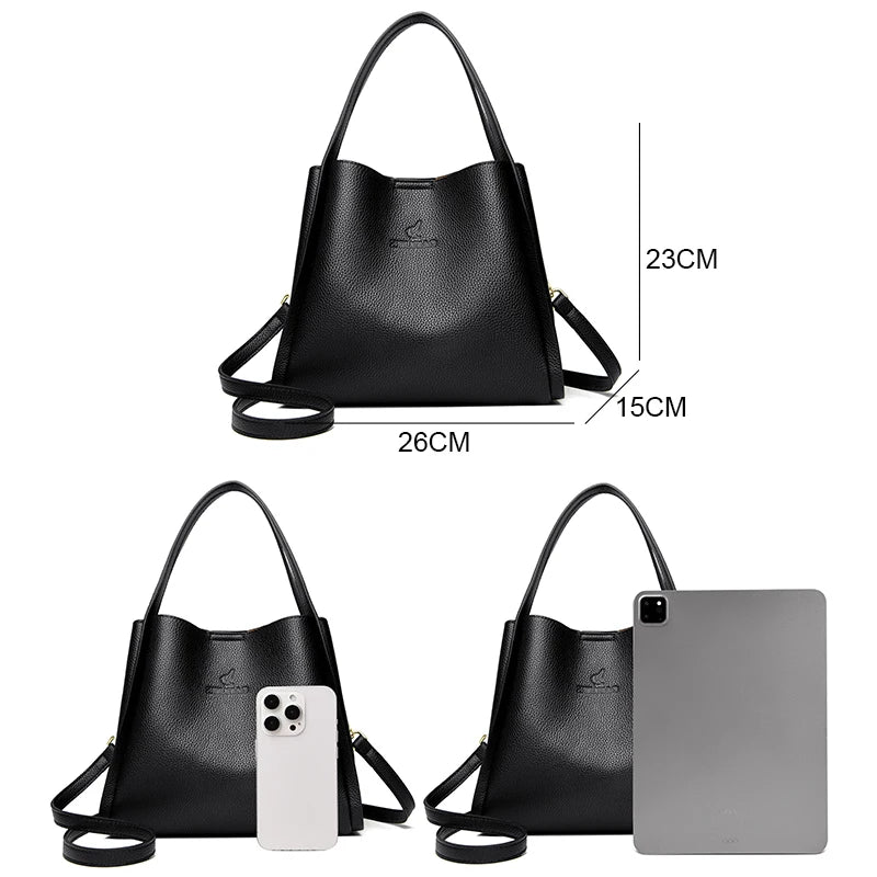 Vintage Women Handbag Purses Large Capacity Shoulder Messenger Bags Luxury Designer Crossbody Top Handle Tote Bag For Female SAC