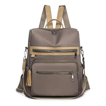 Vintage Women's 3 In 1 Backpack Large Capacity Travel Shoulder Bags for Female High Quality PU Leather Bagpacks Ladies Sac A Dos