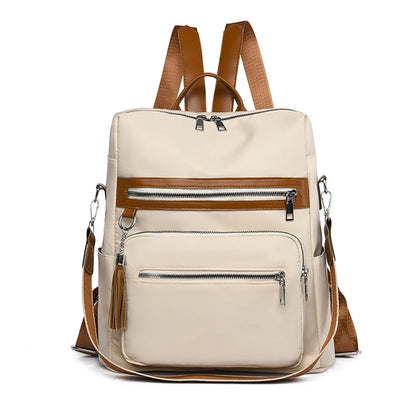 Vintage Women's 3 In 1 Backpack Large Capacity Travel Shoulder Bags for Female High Quality PU Leather Bagpacks Ladies Sac A Dos
