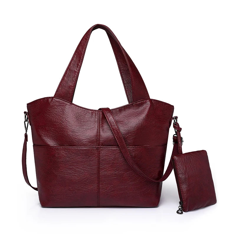 Vintage Women's Hand Bag Classic Tote Bag Luxury Handbags Women Shoulder Bags Female Top-handle Bags Fashion Brand Handbags Sac