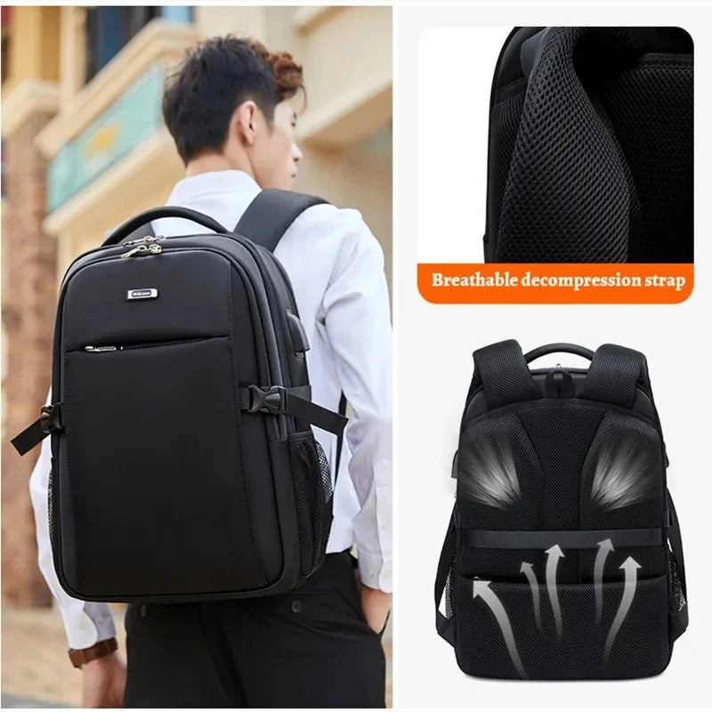 WIERSOON 17 inch Laptop Backpack For Men High-quality Backpack Multi-functional Business Bags Travel Backpack