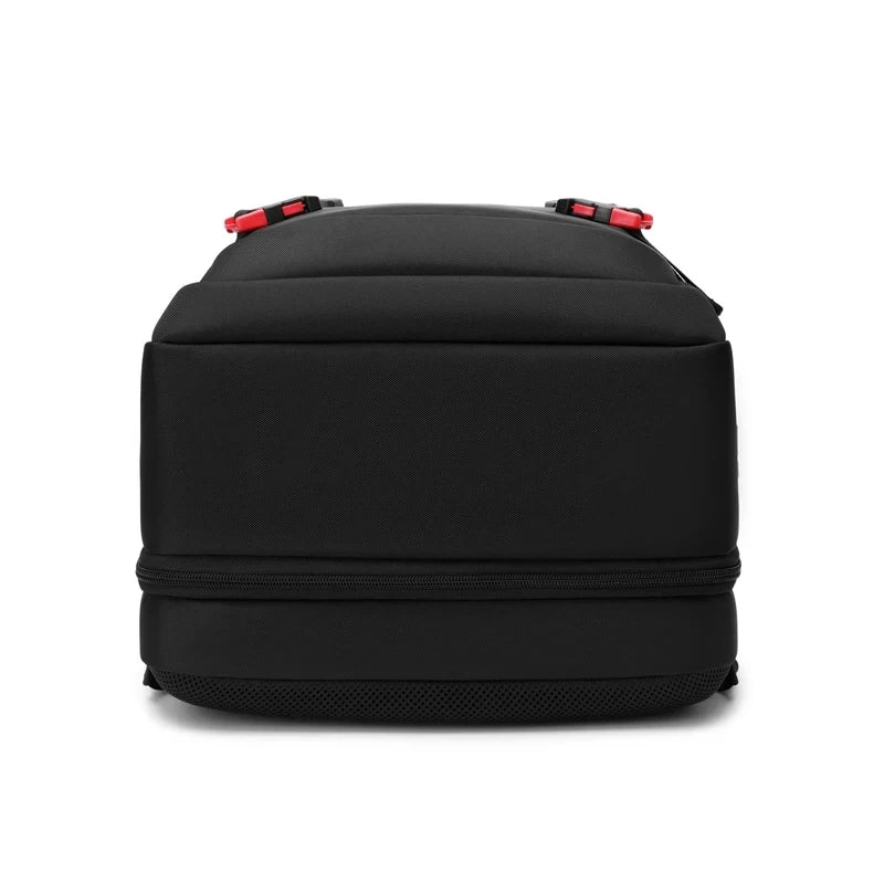 WIERSOON 42L Male Expandable Large Capacity Travel Backpack Men 17 inch Laptop USB Recharging Multi-layer Space Travel Male Bag