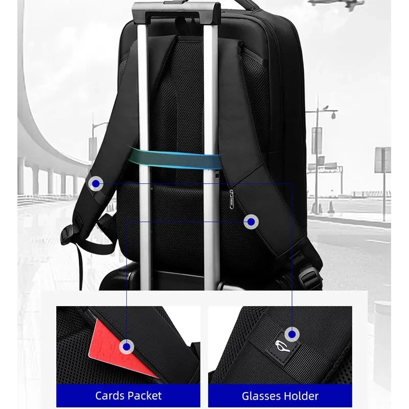 WIERSOON Backpack Laptop Waterproof 15.6 Inch Daily Work Business Backpack Men School back pack mochila Men's Backpack Female