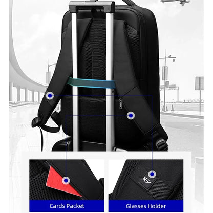 WIERSOON Backpack Laptop Waterproof 15.6 Inch Daily Work Business Backpack Men School back pack mochila Men's Backpack Female