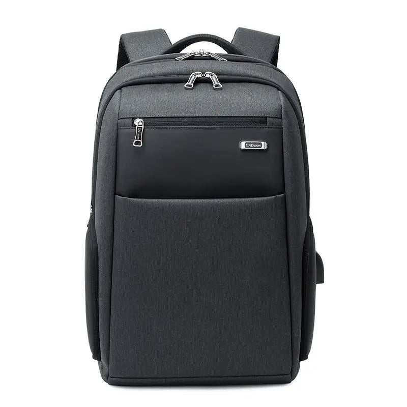 WIERSOON Black Backpack 40L Expandable  Men for 15.6 Inch Laptop Backpacks Male Large Capacity Mal
