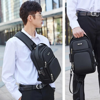 WIERSOON Chest Bag New Anti-thief Men Crossbody