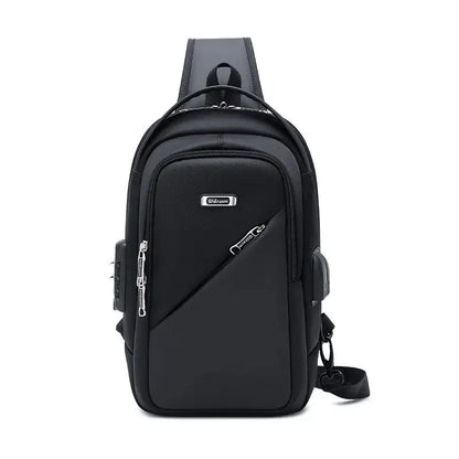 WIERSOON Hot Chest Bag Anti-thief Men Crossbody Bag Waterproof Shoulder Bags USB Charging Short Trip For Male Travel Pack