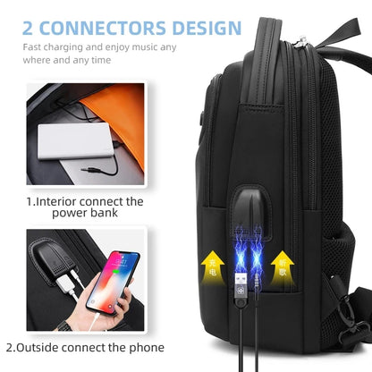 WIERSOON Hot Chest Bag Anti-thief Men Crossbody Bag Waterproof Shoulder Bags USB Charging Short Trip For Male Travel Pack