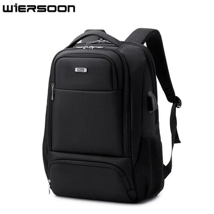 WIERSOON Multi-functional Backpack For Men Large Capacity Bag Business Travel Backpack Fashionable Lightweight Computer Bag