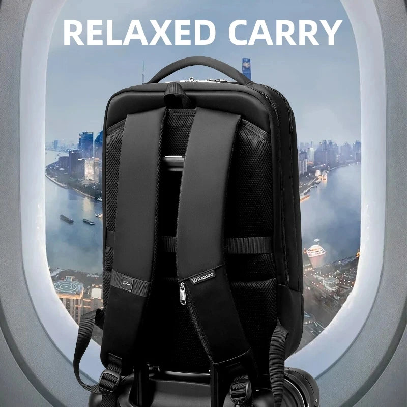WIERSOON School Bags 15.6 inch 30L Laptop Backpacks Waterproof Casual Shoulder Bagpack Travel Teenage Men's Backpack mochila