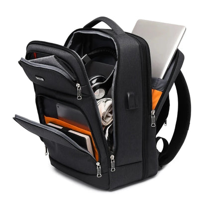 WIERSOON Schoolbag man USB Charging Laptop 15.6 Inch Business Backpack Men Travel Backpack Mochila for Women