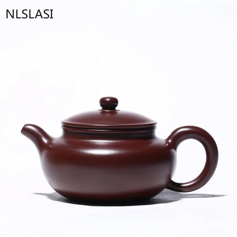 WSHYUFEI Authentic Yixing teapot zisha tea pot Raw ore Purple mud Chinese handmade kettle purple clay drinkware 210ml
