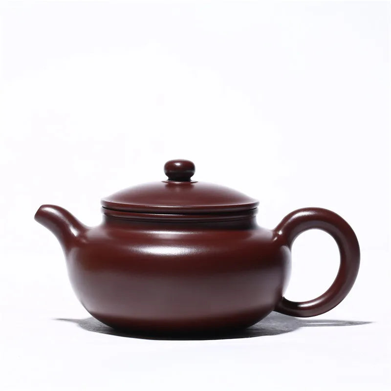 WSHYUFEI Authentic Yixing teapot zisha tea pot Raw ore Purple mud Chinese handmade kettle purple clay drinkware 210ml