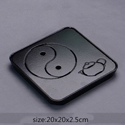 WSHYUFEI  China Bamboo Tray Tea Tray fruit dish Drainage Water Storage Table Tea Tea ceremony etiquette TeaAccessories