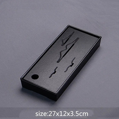 WSHYUFEI  China Bamboo Tray Tea Tray fruit dish Drainage Water Storage Table Tea Tea ceremony etiquette TeaAccessories