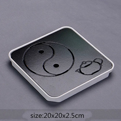 WSHYUFEI  China Bamboo Tray Tea Tray fruit dish Drainage Water Storage Table Tea Tea ceremony etiquette TeaAccessories