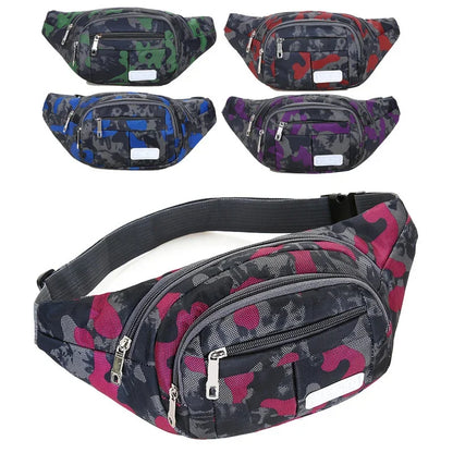 Waist leisure sports waterproof hand men's front Satchel Messenger Bag Fashion camouflage waist bag purse