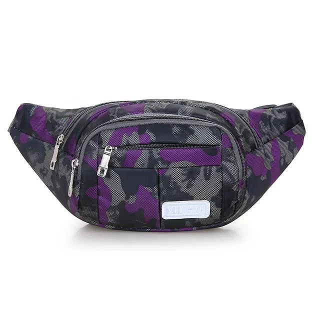 Waist leisure sports waterproof hand men's front Satchel Messenger Bag Fashion camouflage waist bag purse