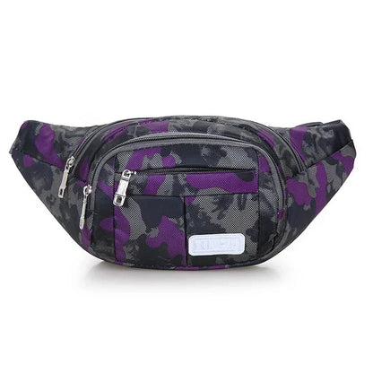 Waist leisure sports waterproof hand men's front Satchel Messenger Bag Fashion camouflage waist bag purse