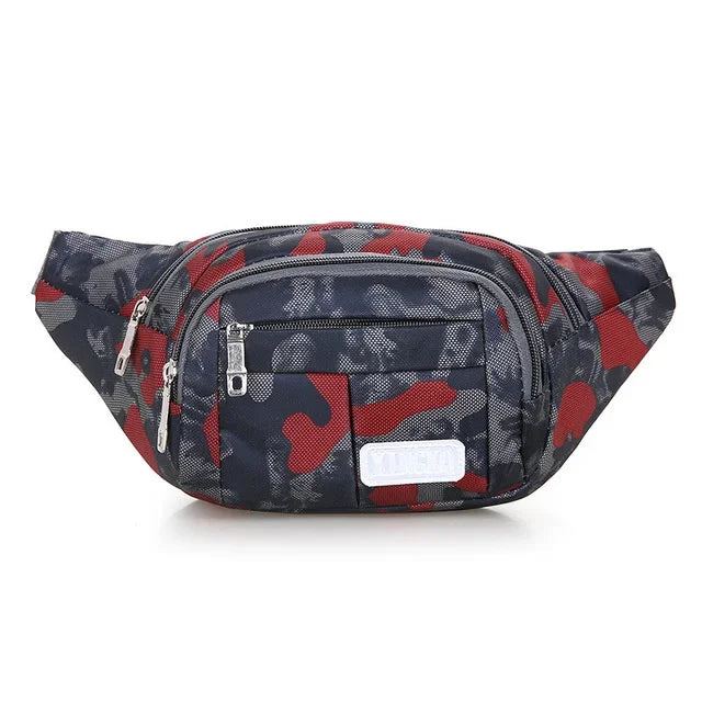 Waist leisure sports waterproof hand men's front Satchel Messenger Bag Fashion camouflage waist bag purse