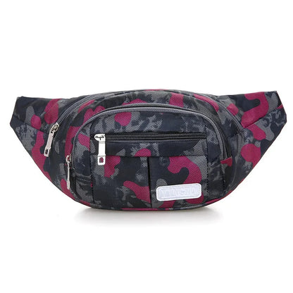 Waist leisure sports waterproof hand men's front Satchel Messenger Bag Fashion camouflage waist bag purse