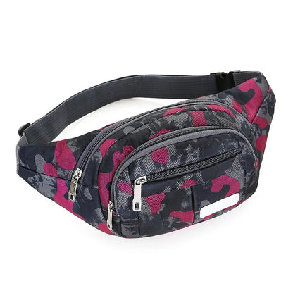 Waist leisure sports waterproof hand men's front Satchel Messenger Bag Fashion camouflage waist bag purse